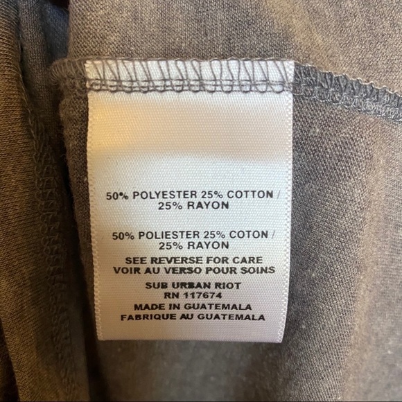 Sub_Urban Riot Patriotic Red White And Cute T-Shirt XS NWT - Picture 4 of 5